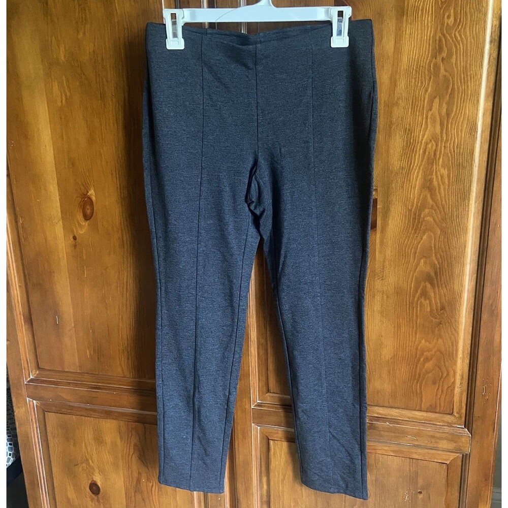 Pure Jill J. Jill Tapered Ankle Pants Sz XS Petite Heather Gray Pull-On Stretch